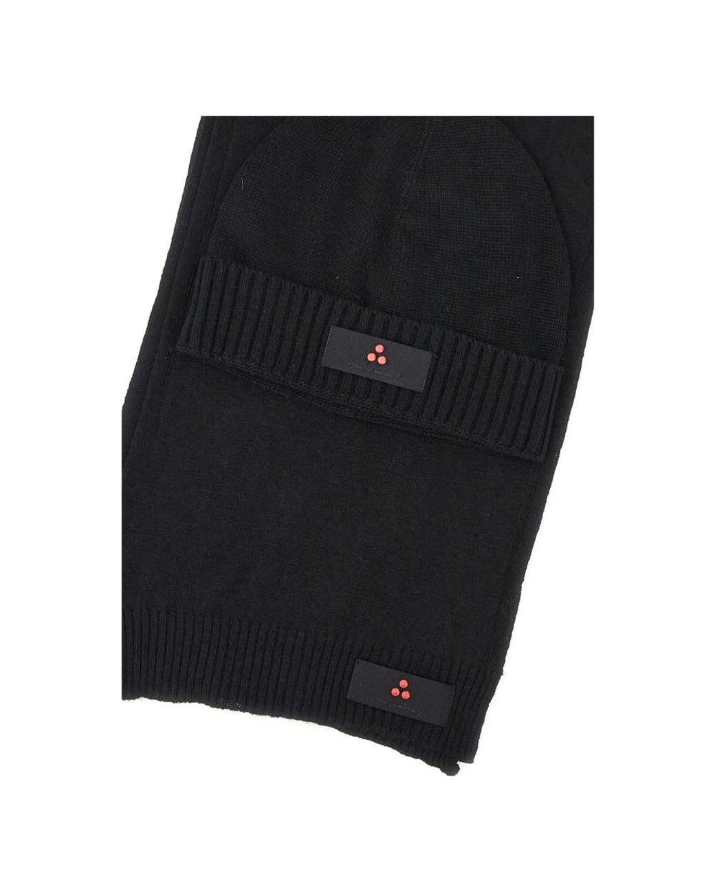 Peuterey Black Winter Scarves