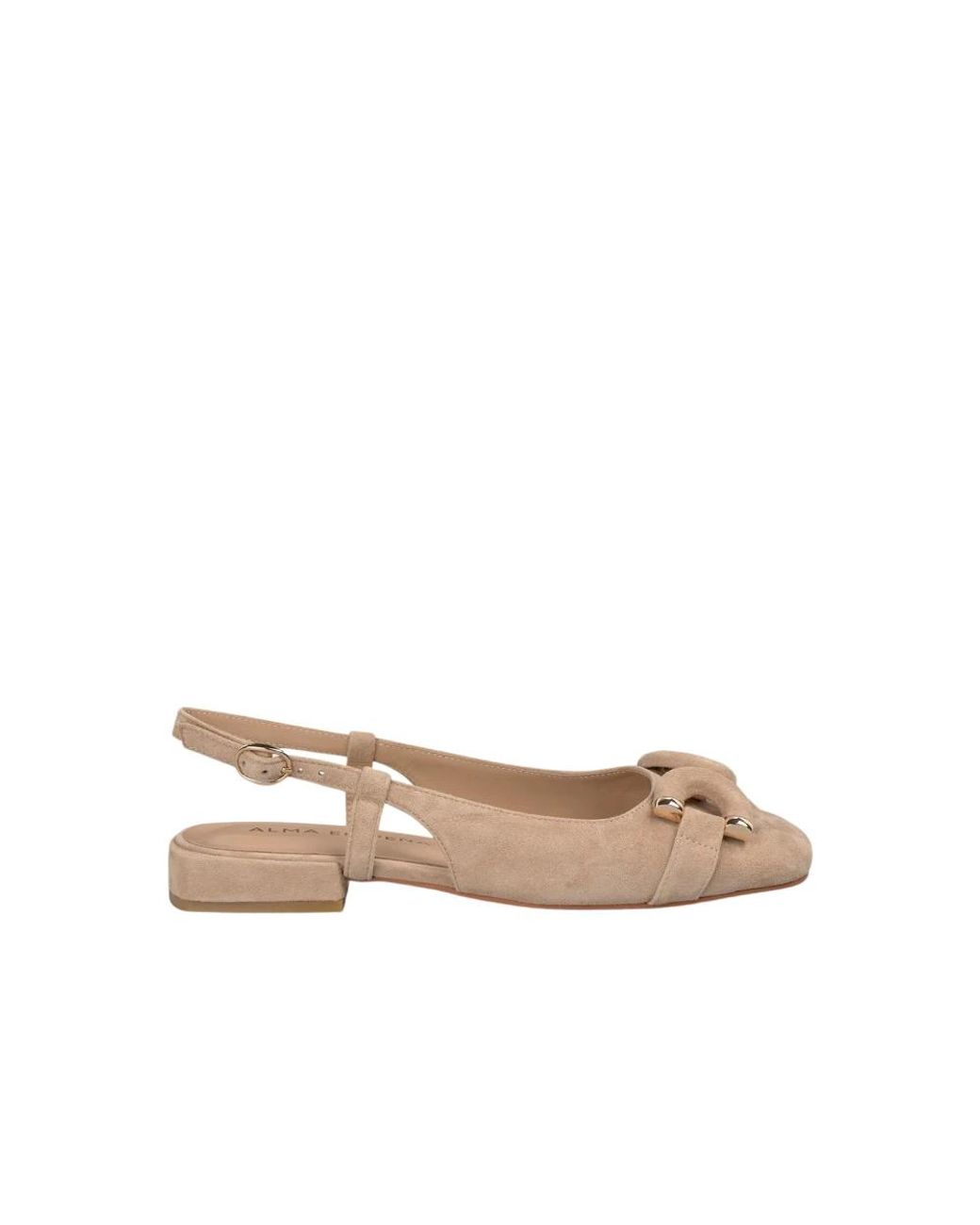 Alma En Pena. Natural Ballerina Shoes