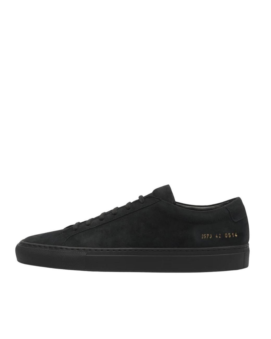 Common Projects Achilles Premium Suede in het Black voor heren