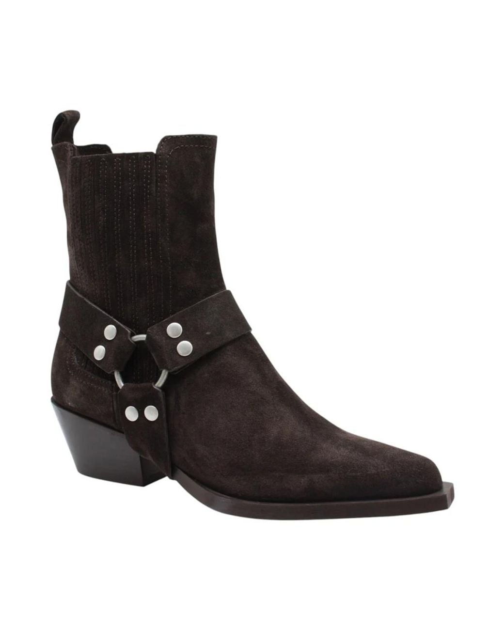 Bibi Lou Brown Cowboy & Biker Boots