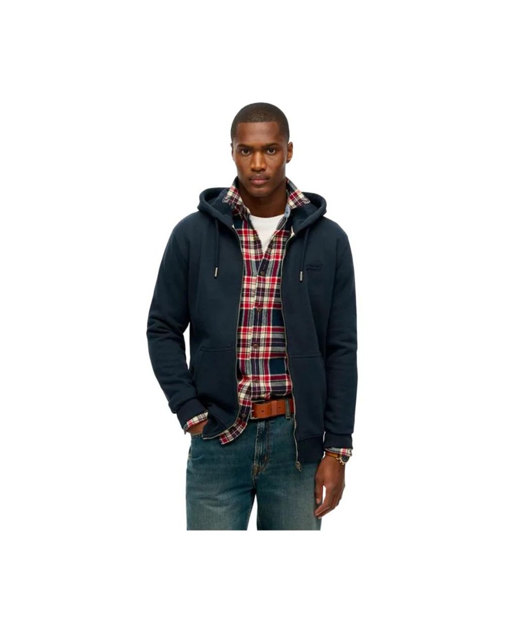 Zip-Throughs Superdry pour homme en coloris Blue