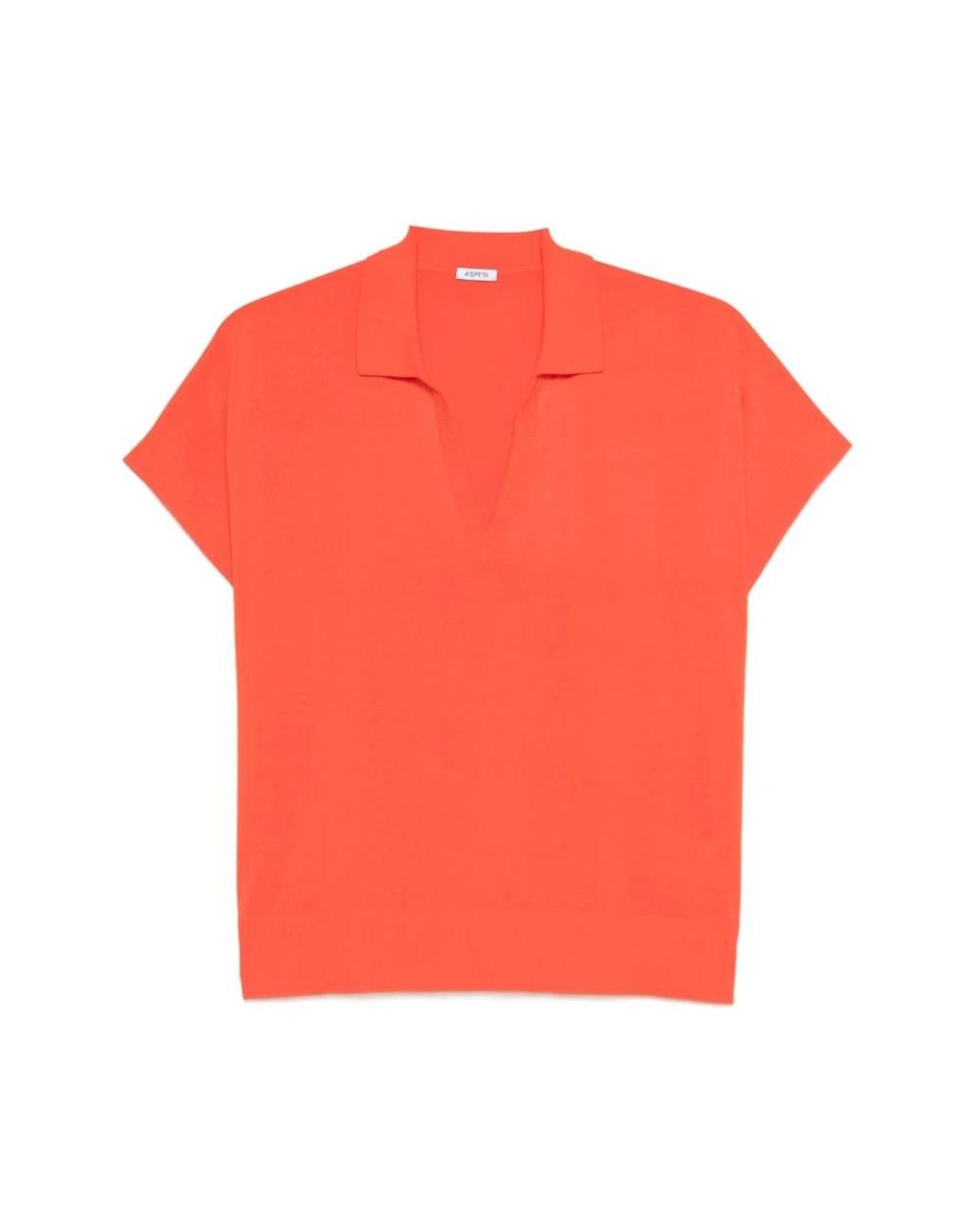 Aspesi Orange Polo Shirts