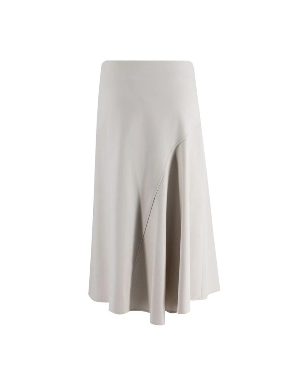 Brunello Cucinelli Gray Midi Skirts