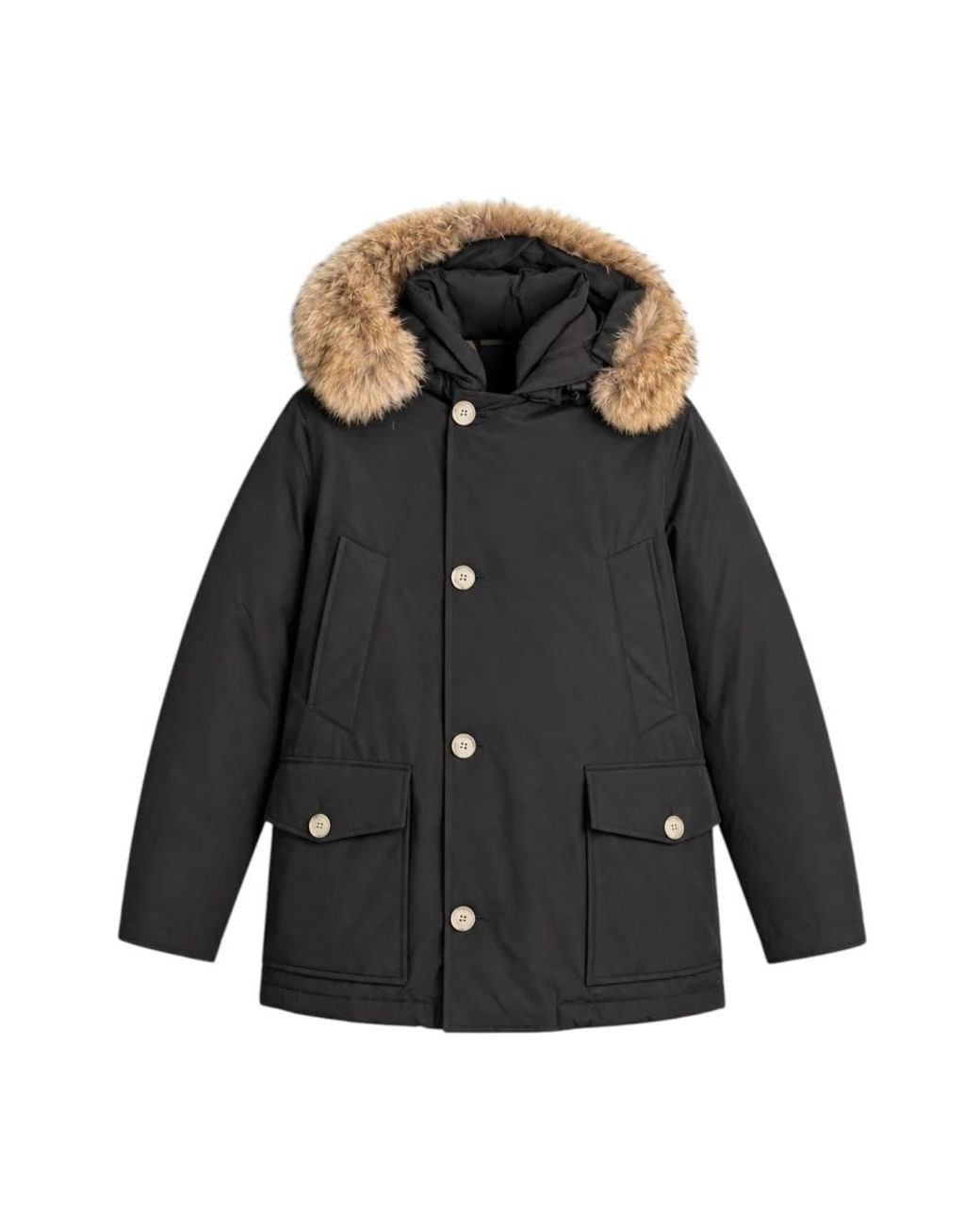 Woolrich Black Down Jackets for men
