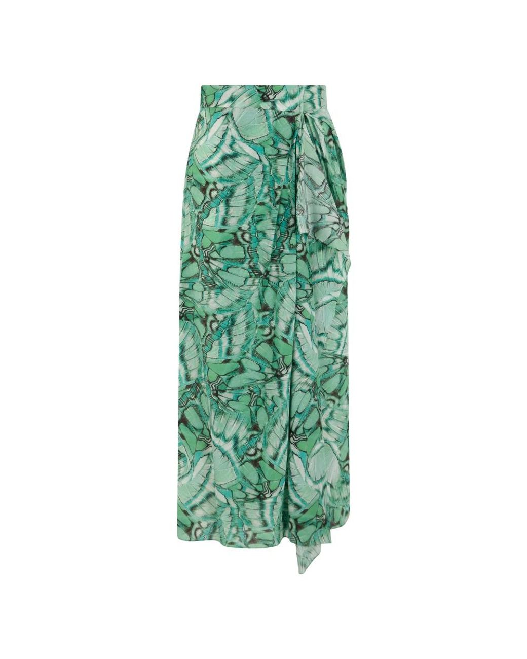 Maxi Skirts Alberta Ferretti de color Green