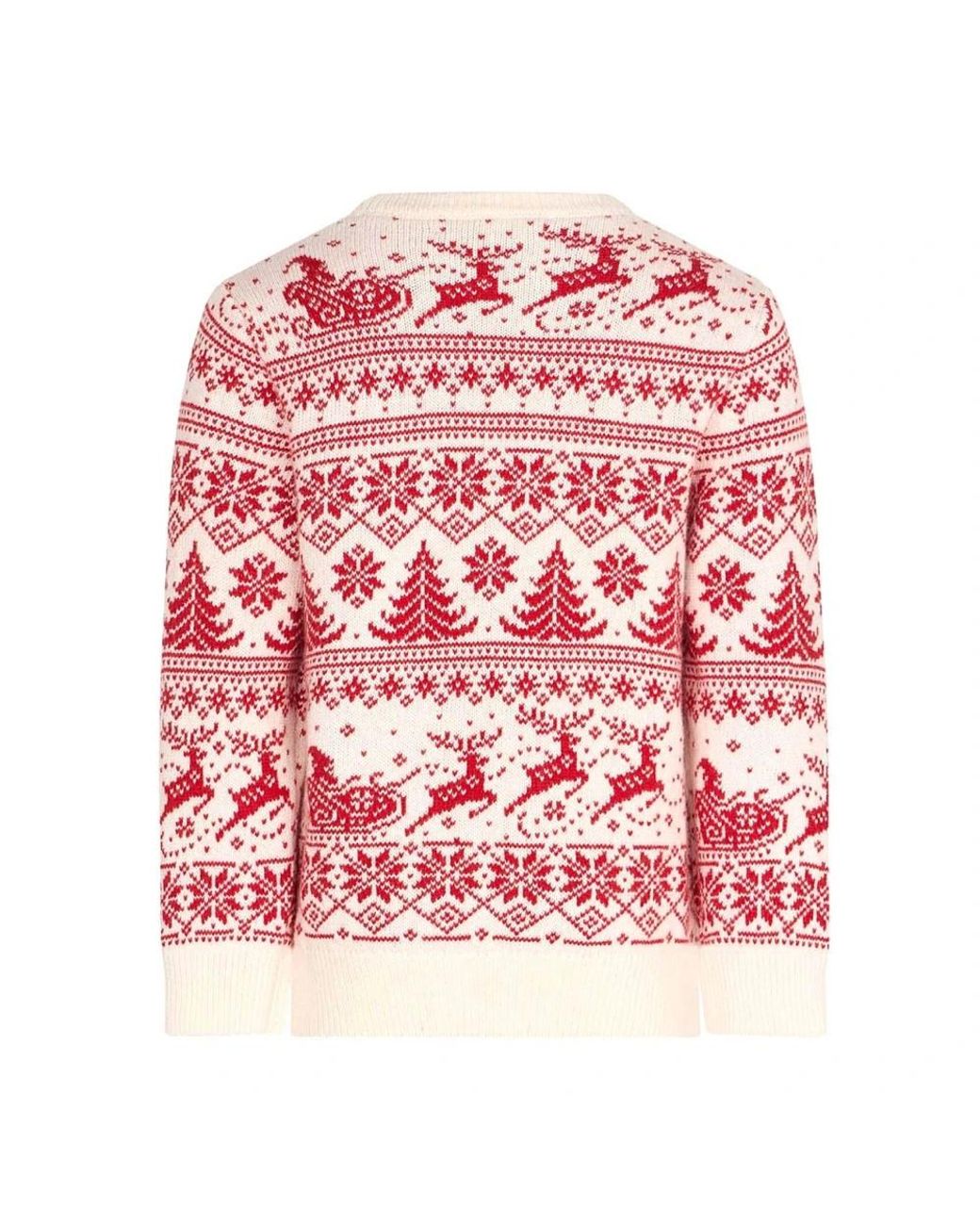 Mc2 Saint Barth Red Round-Neck Knitwear