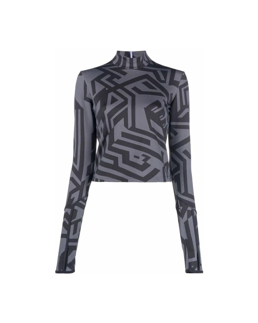 McQueen Blue Long Sleeve Tops