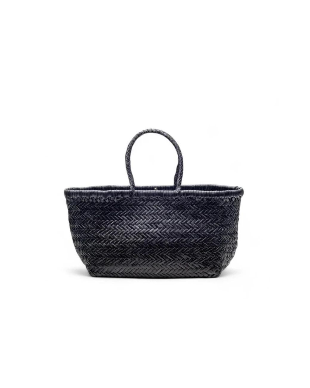 Dragon Diffusion Blue Handgewebte ledertasche