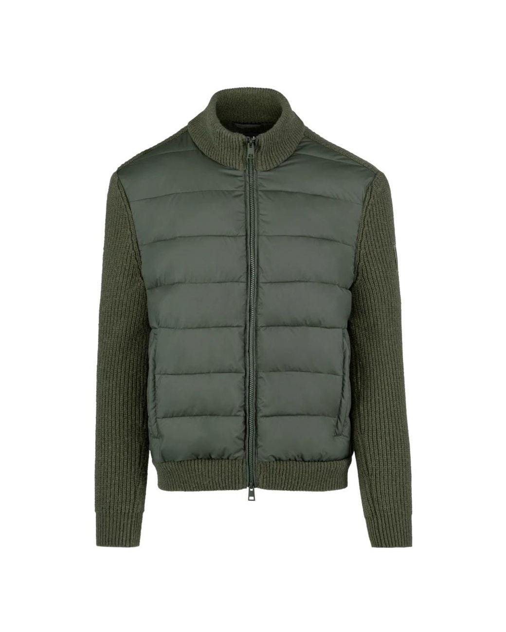Bomboogie Jas Met Twee Materialen in het Green voor heren