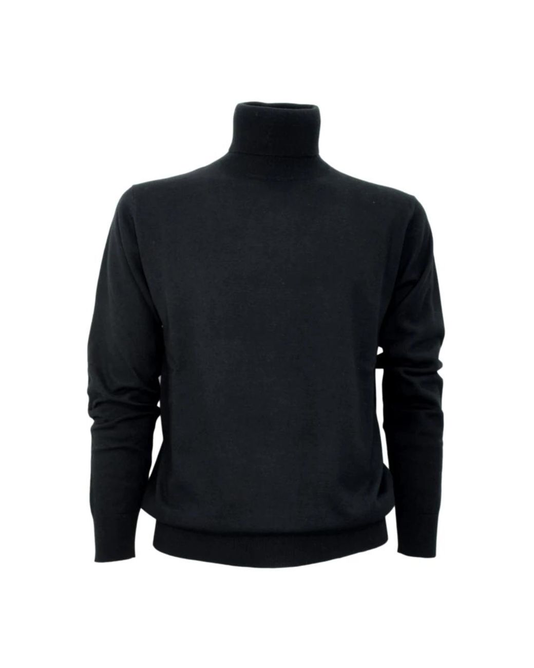 Cashmere Company Black Turtlenecks for men
