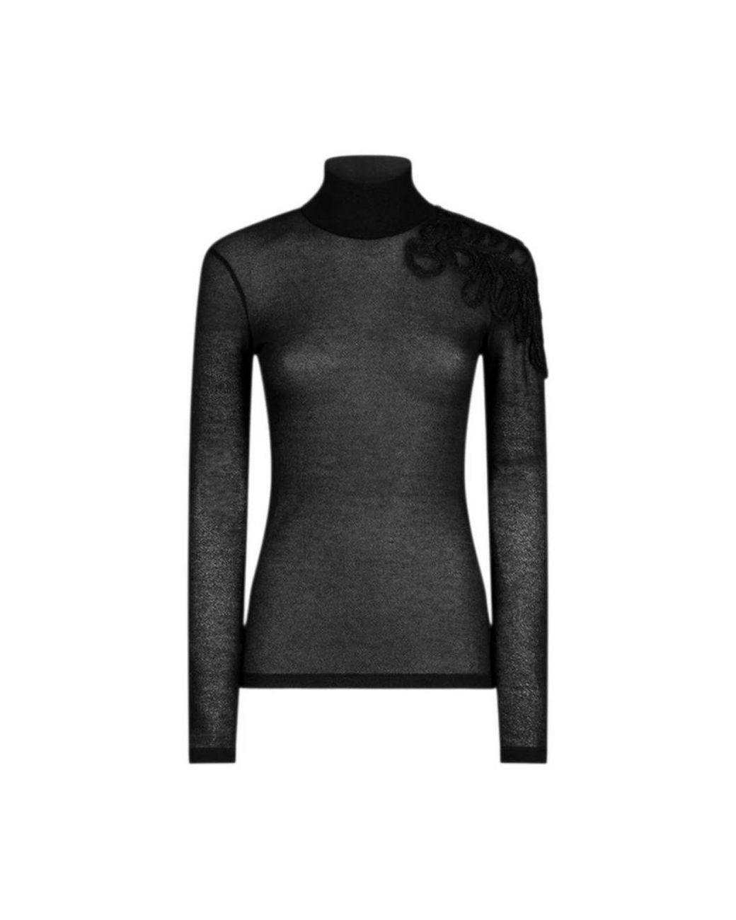Dondup Black Long Sleeve Tops