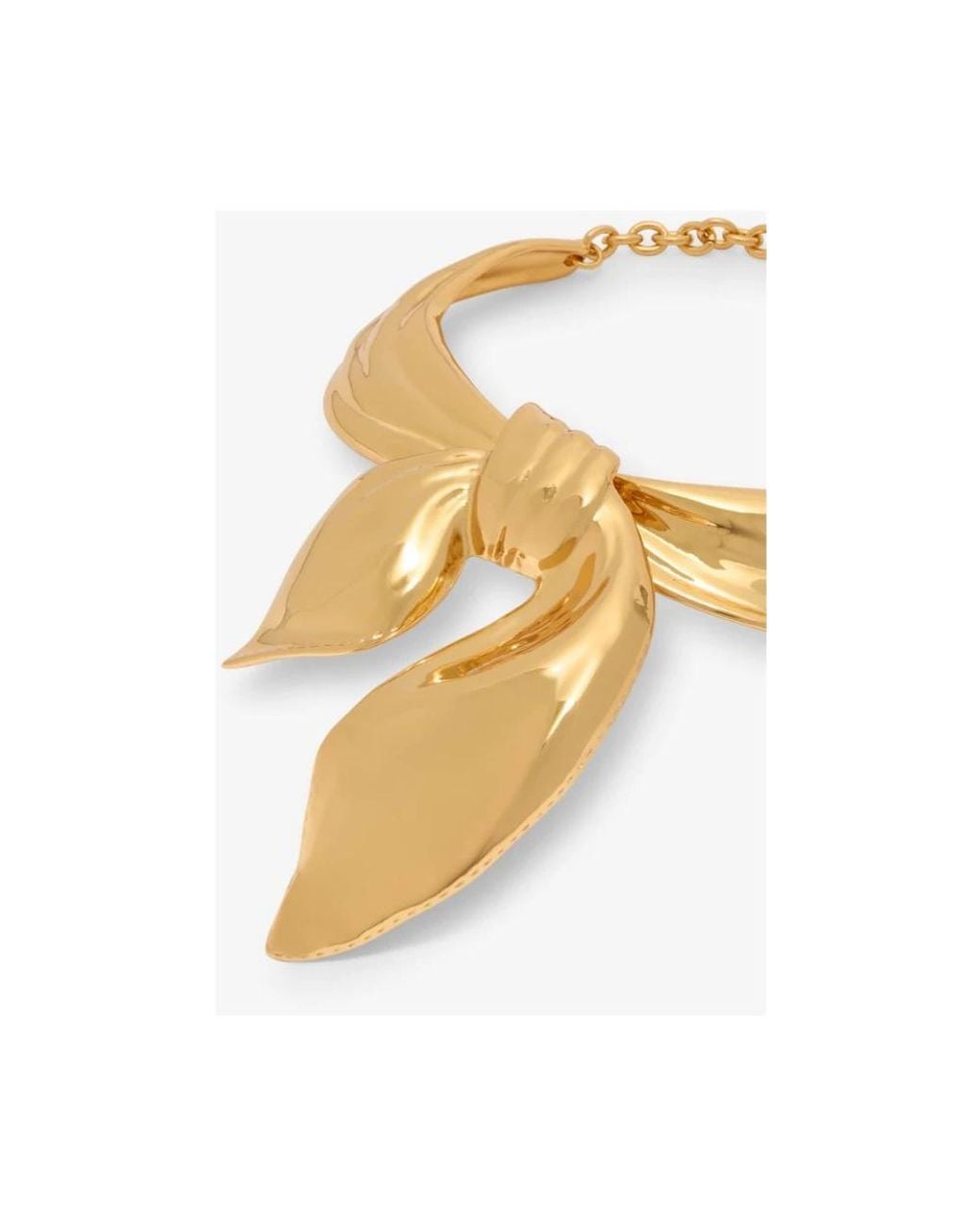 Necklaces Moschino de color Metallic
