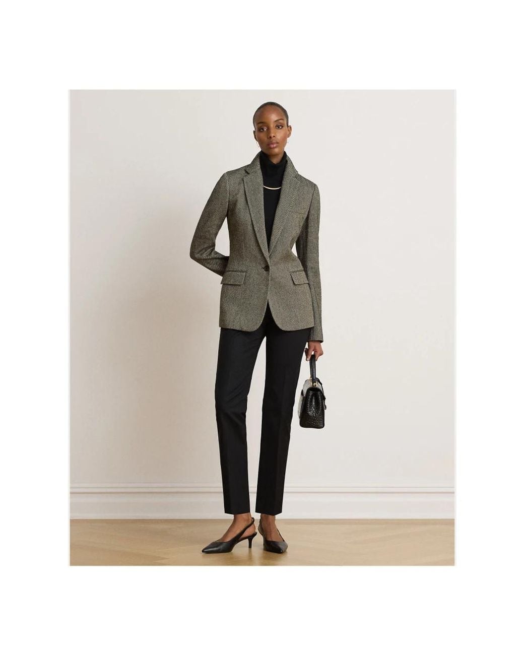 Ralph Lauren Blue Cropped Trousers
