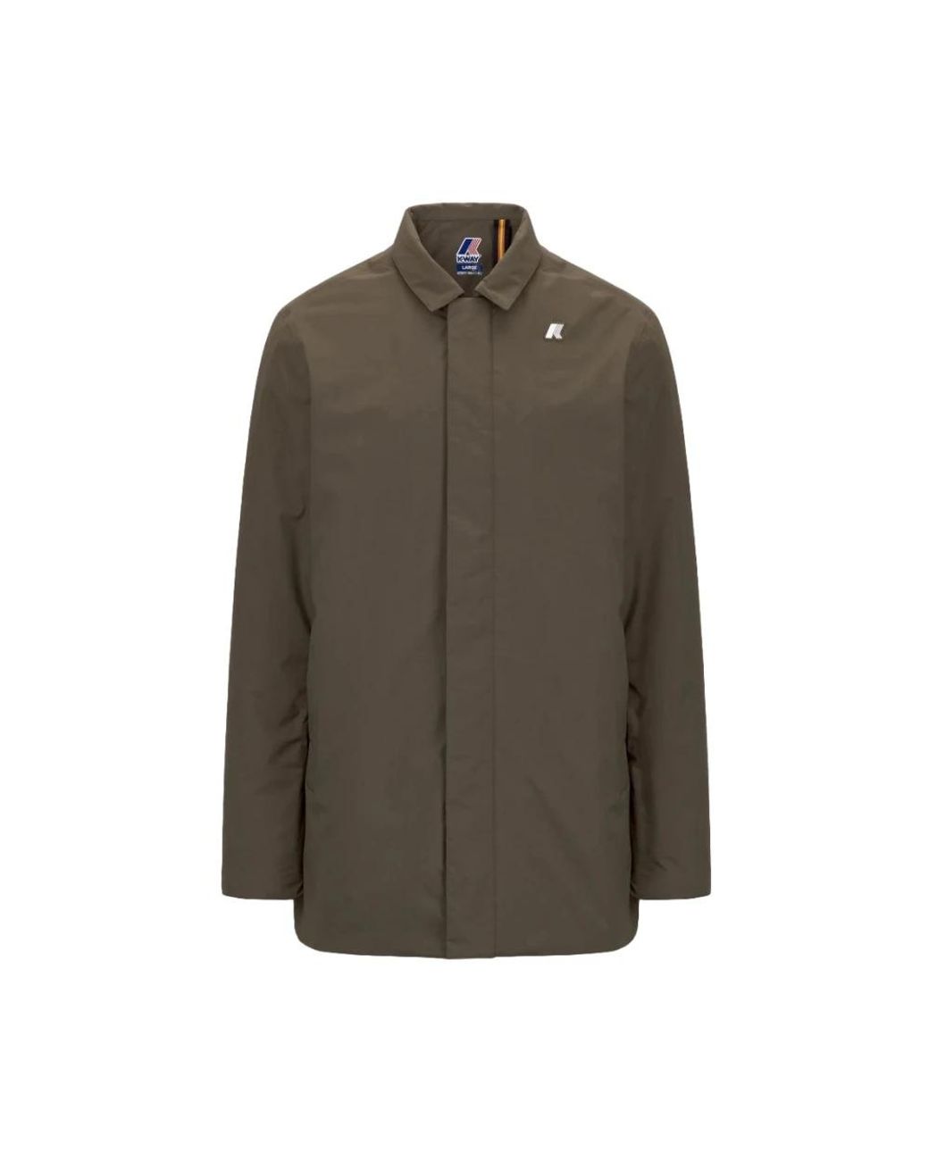 K-Way Benny Warm Ottoman Jacket in het Green voor heren