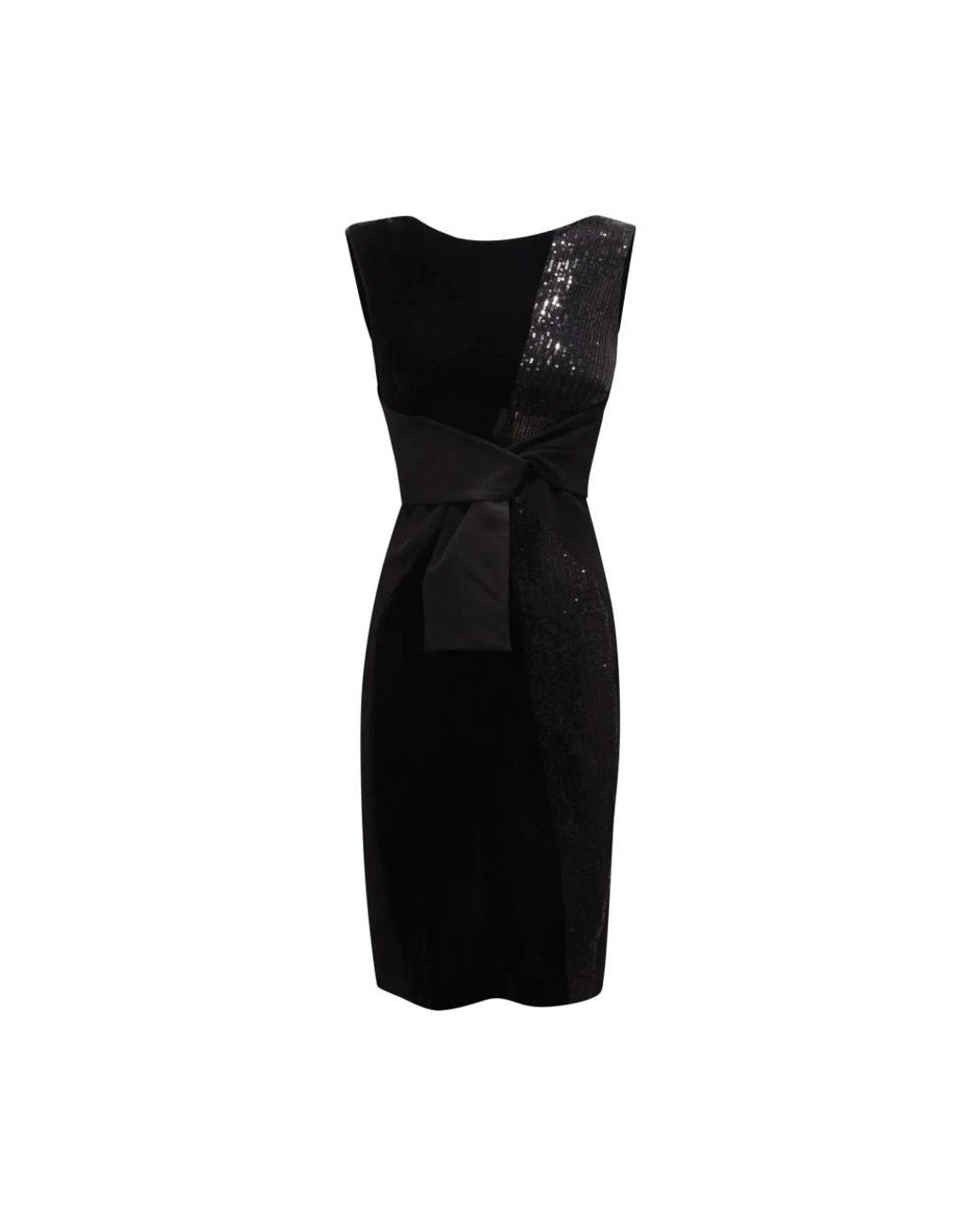 Midi Dresses Sandro Ferrone en coloris Black