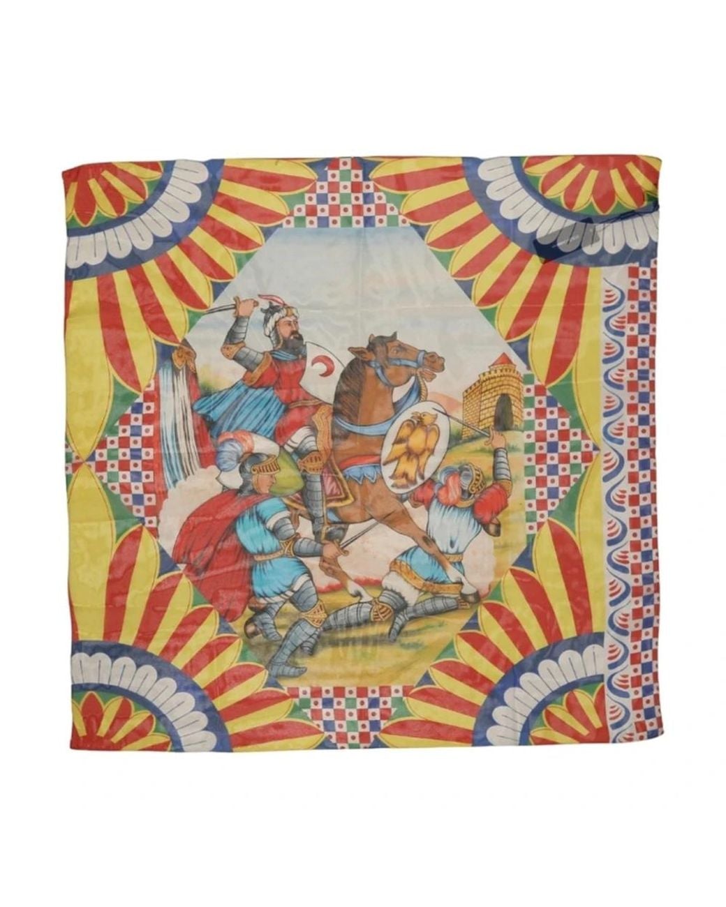 Dolce & Gabbana Orange Silk Scarves