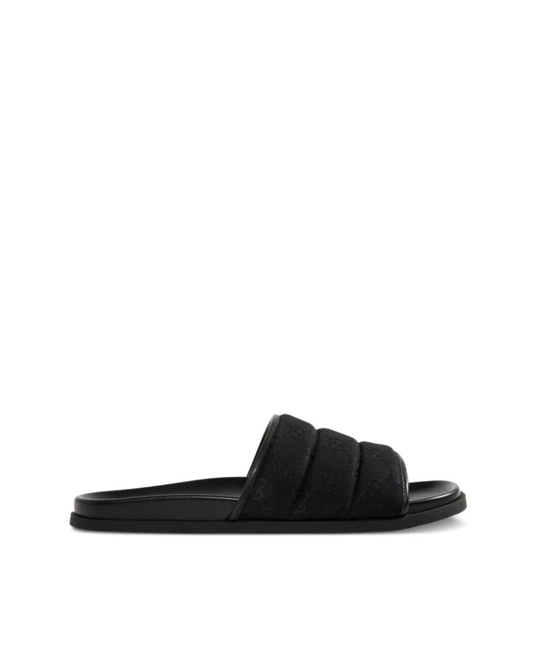Gucci Black Sliders for men