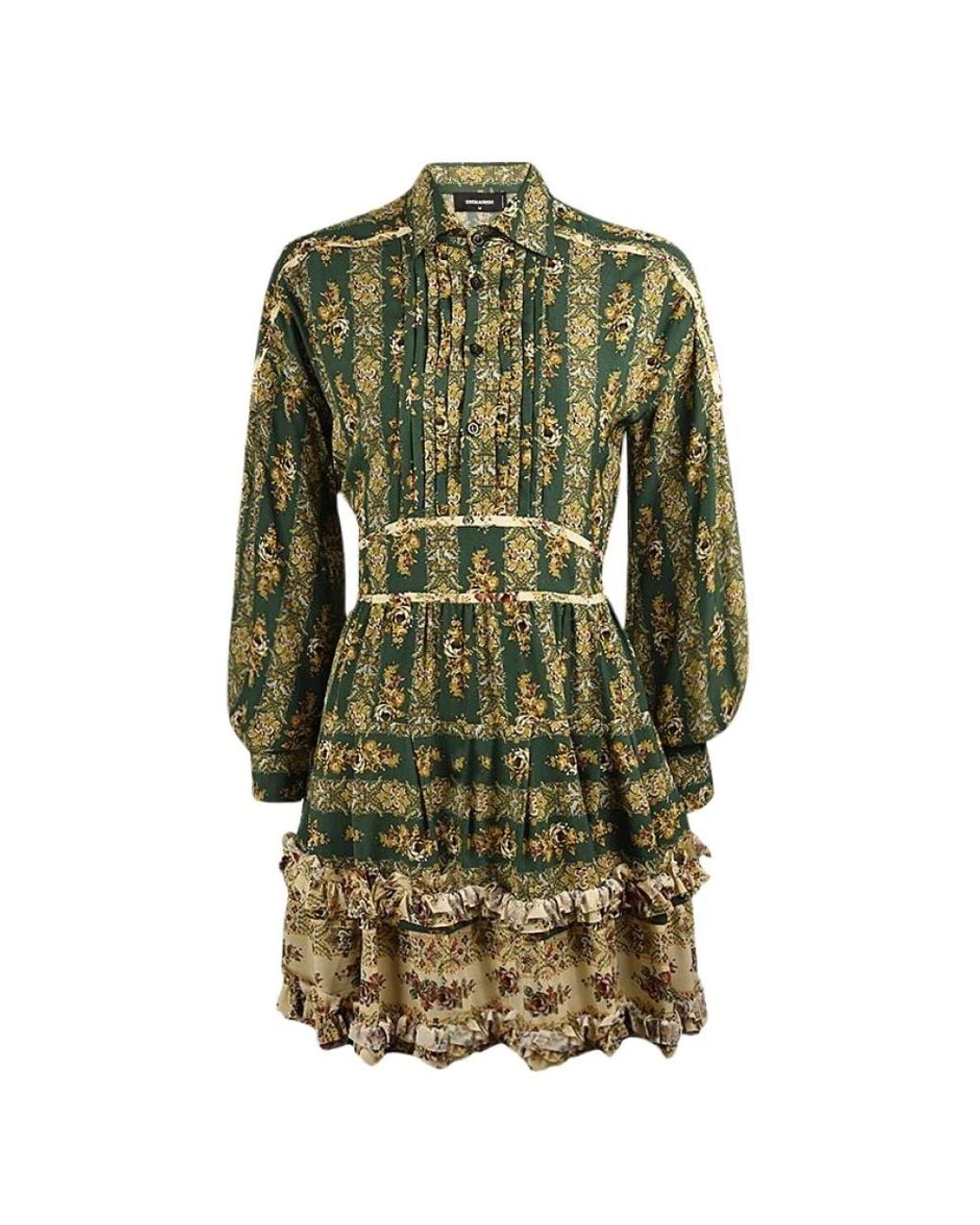 DSquared² Green Short Dresses