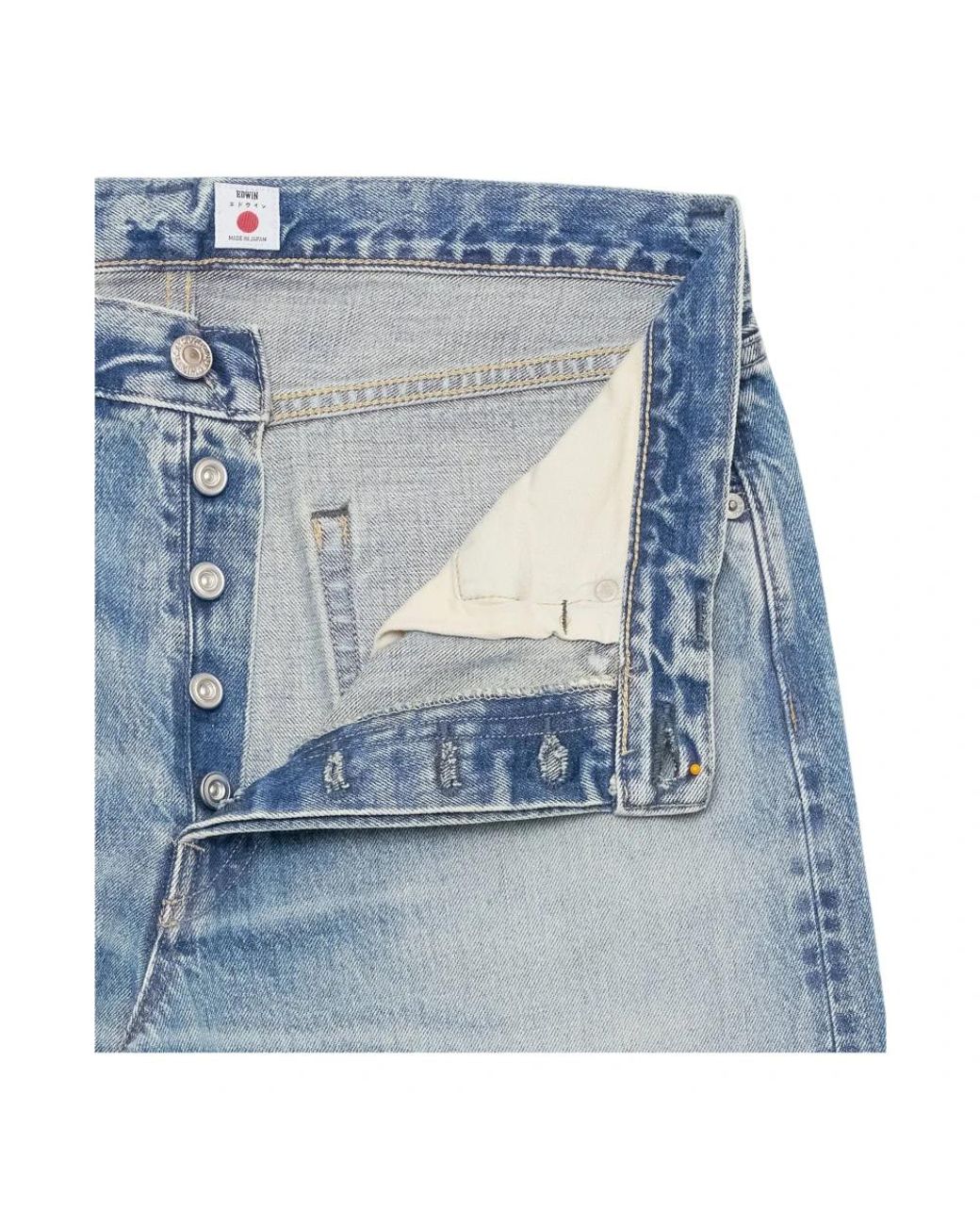 Edwin Blue Straight Fit Jeans for men