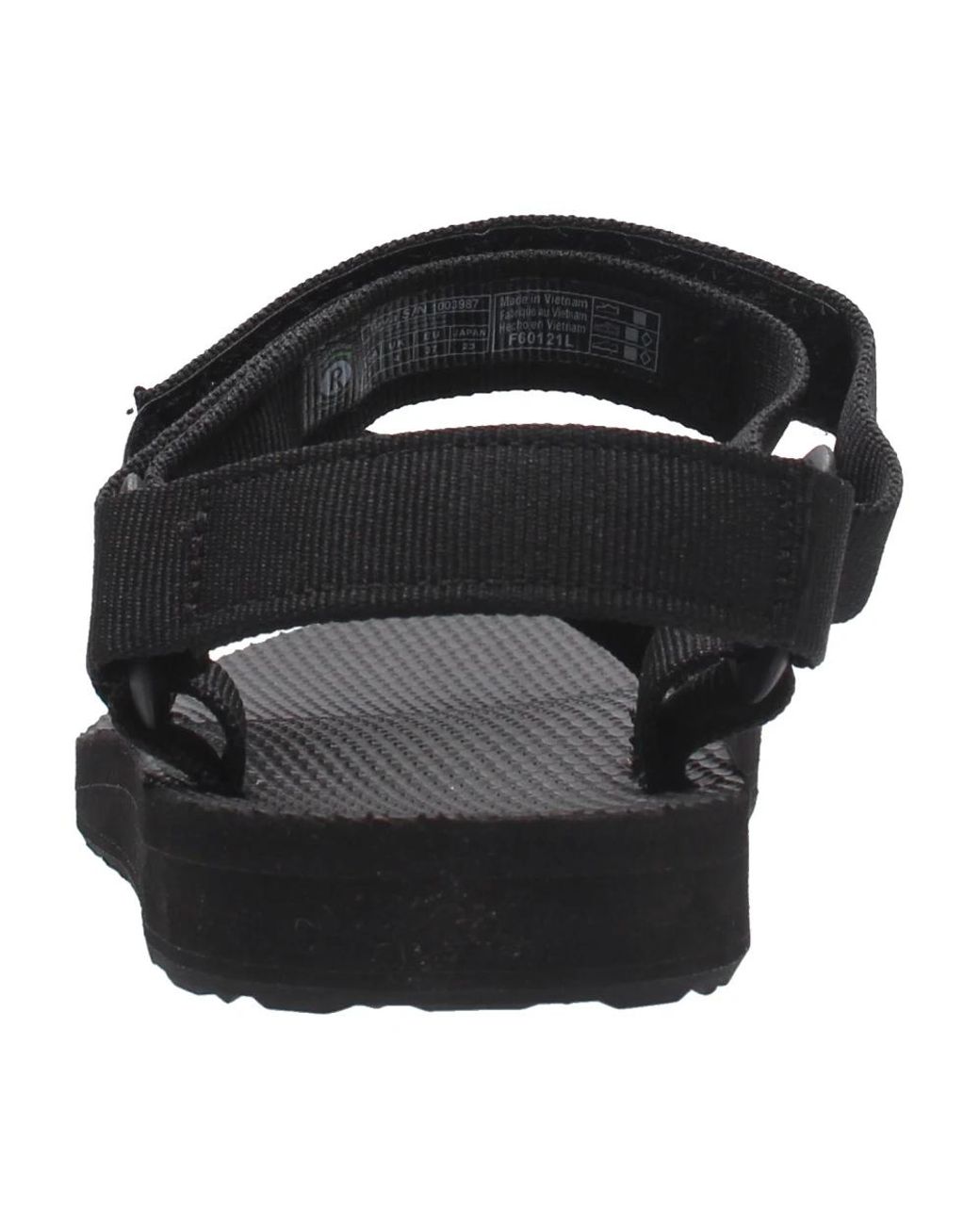 Teva Black Flat Sandals