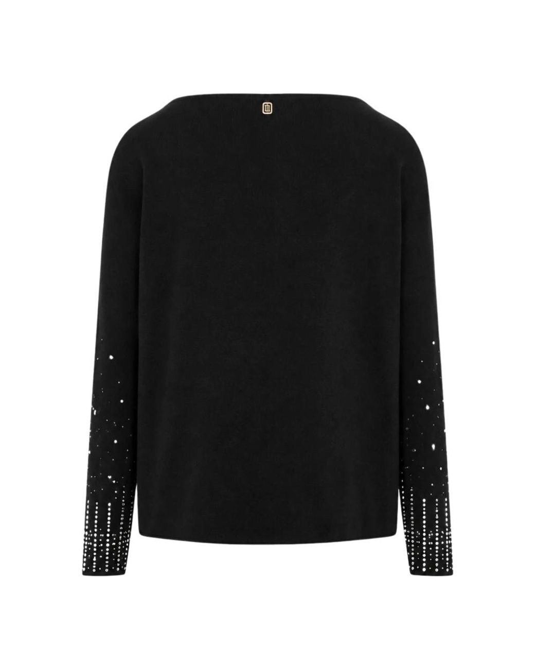 Fracomina Black Round-Neck Knitwear
