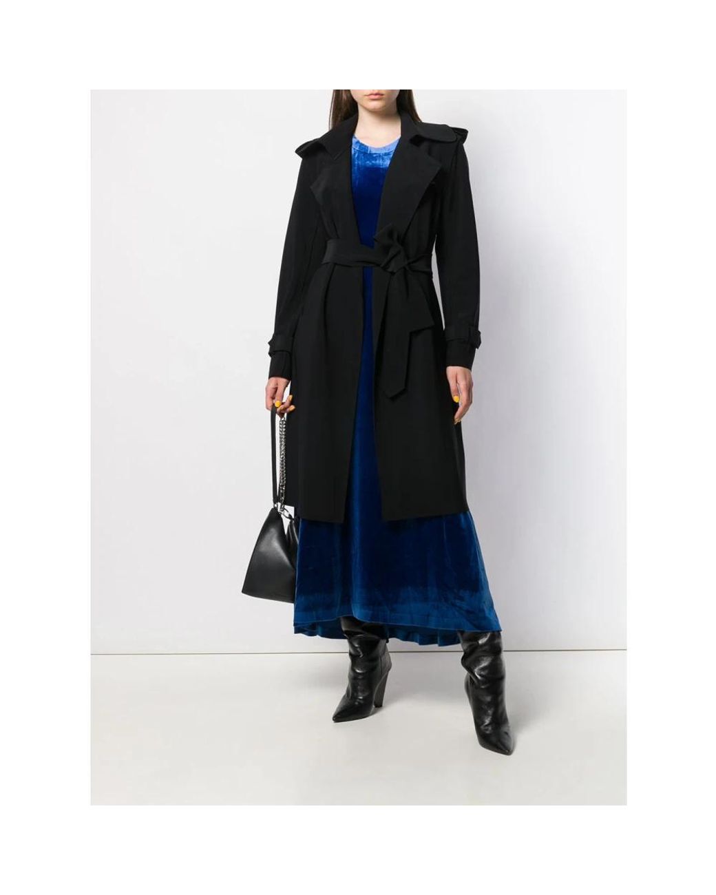 Norma Kamali Black Trench Coats