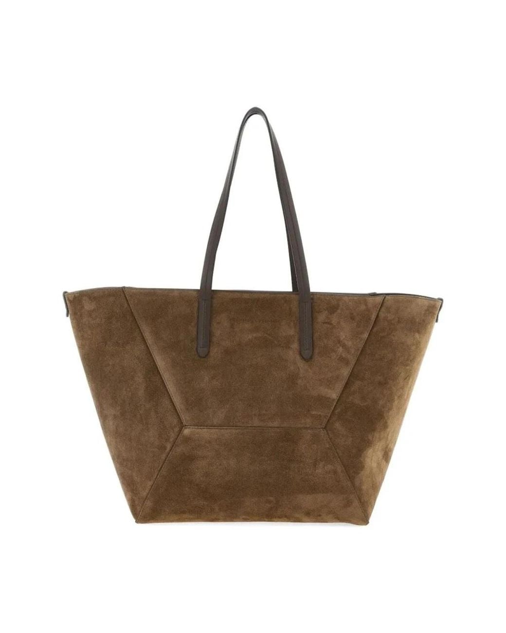 Brunello Cucinelli Brown Shopping Bags