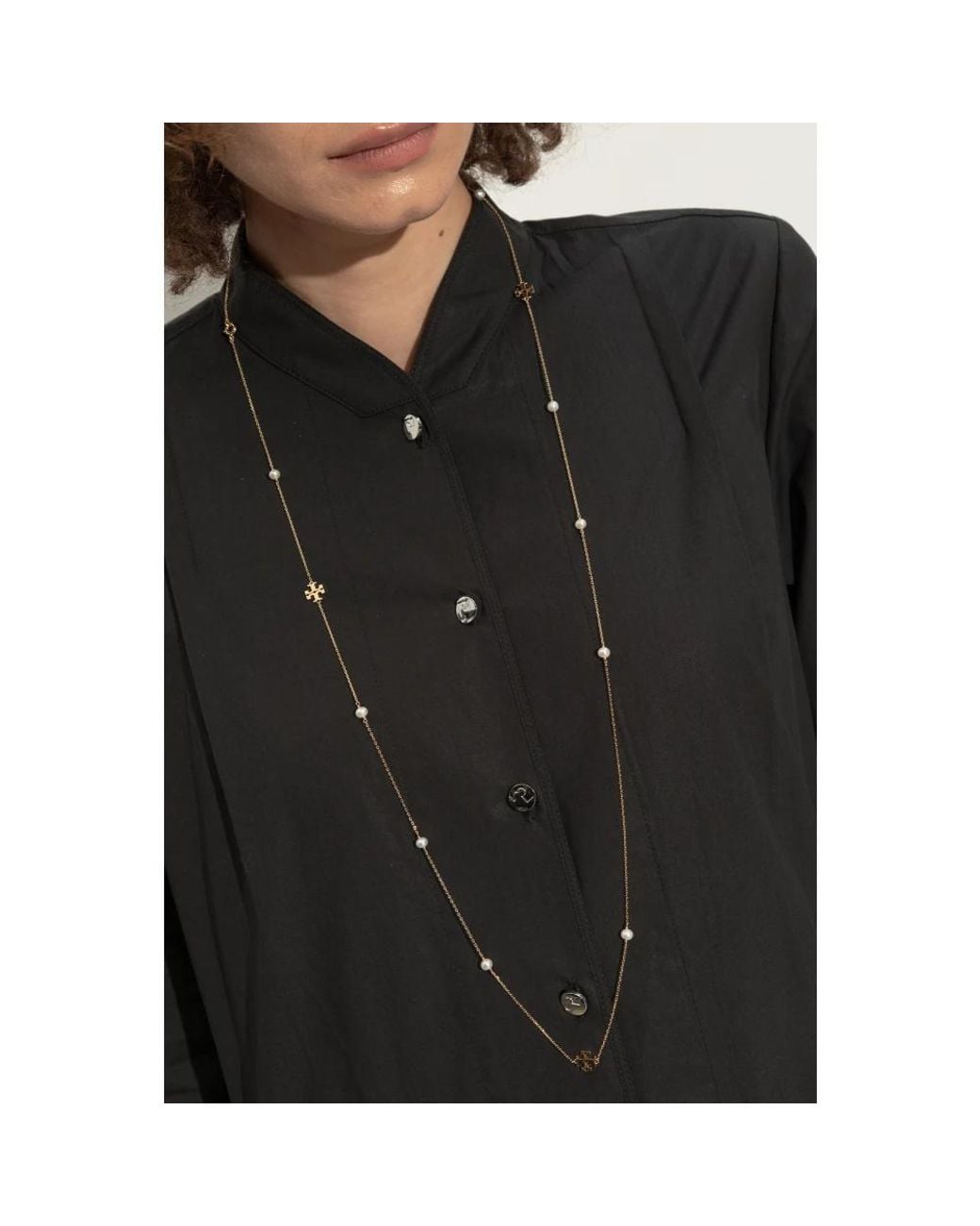 Necklaces Tory Burch de color Metallic
