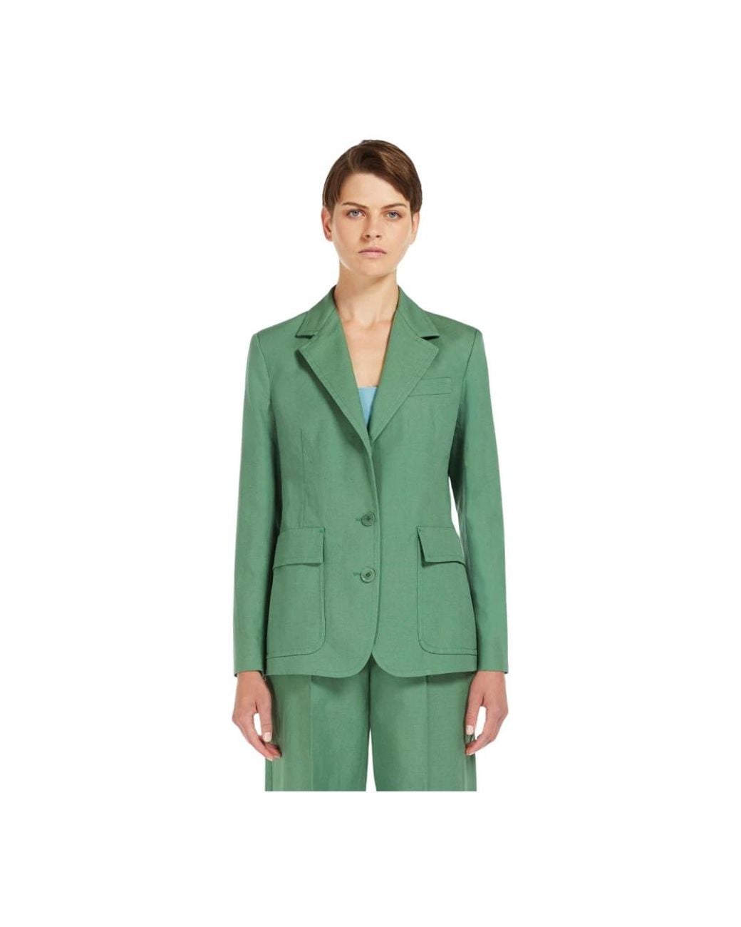 Weekend by Maxmara Green Blazers