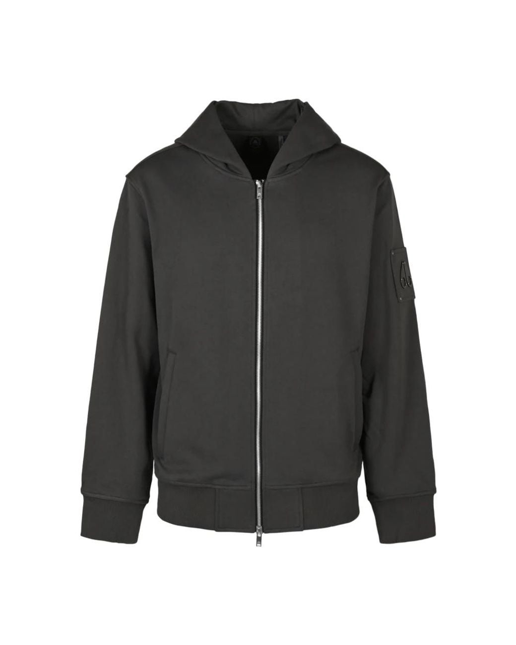 Moose Knuckles Black Hoodies for men