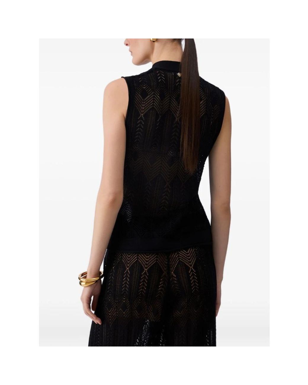 Sleeveless Tops Liu Jo de color Black