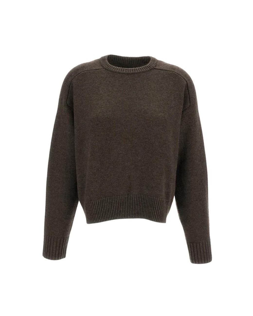 Loulou de Saison Gray Round-Neck Knitwear