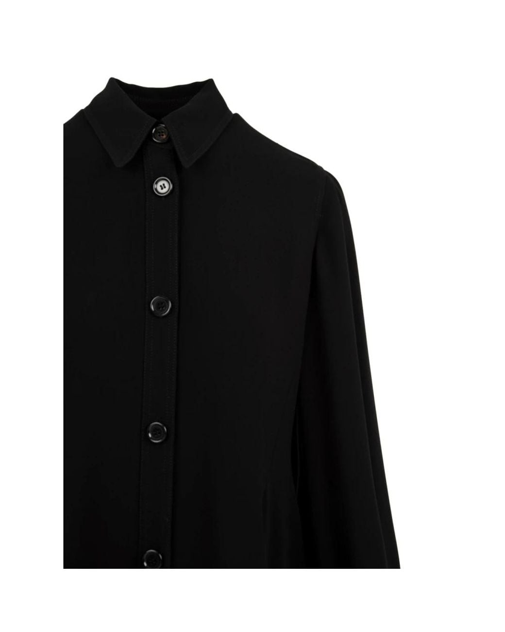Aspesi Black Shirt Dresses
