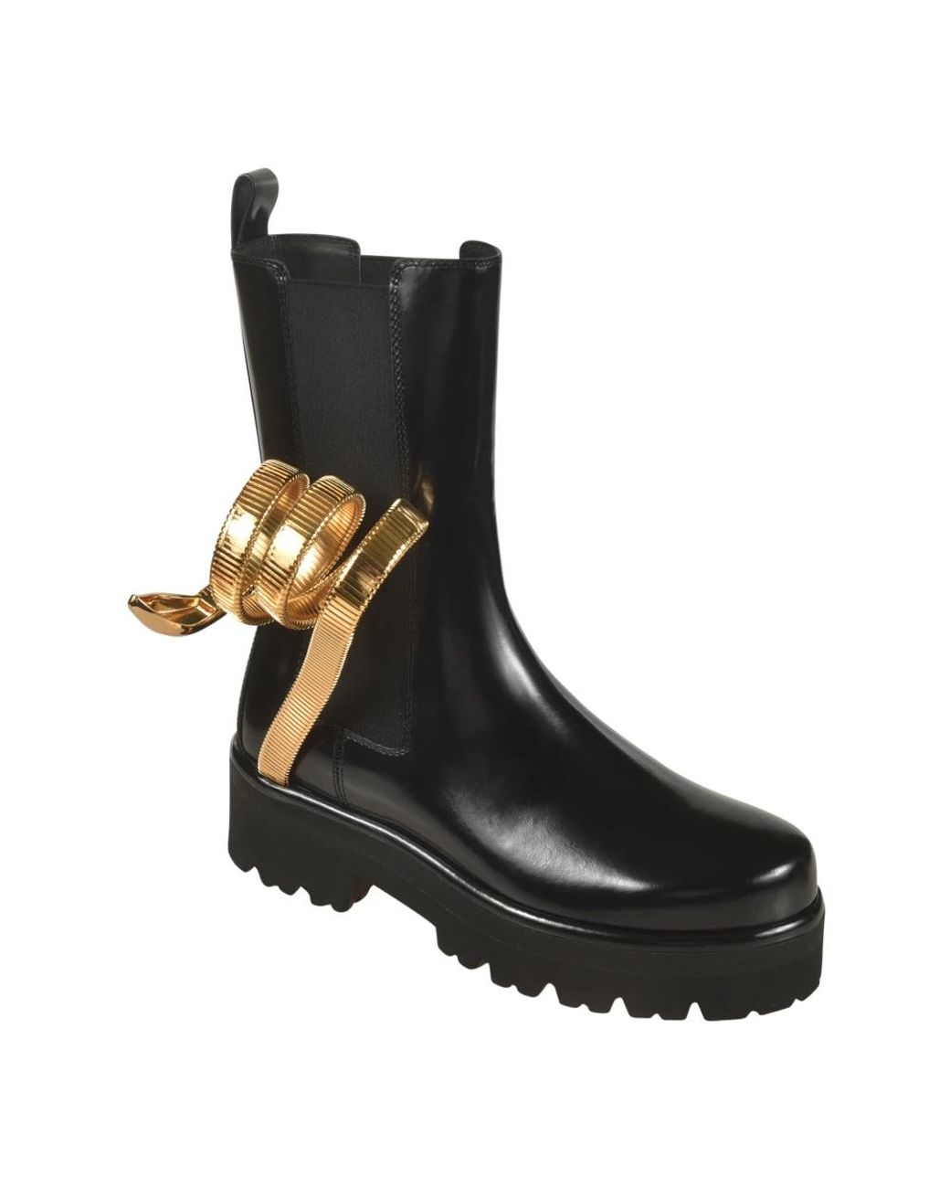Rene Caovilla Black Side Stretch Boots