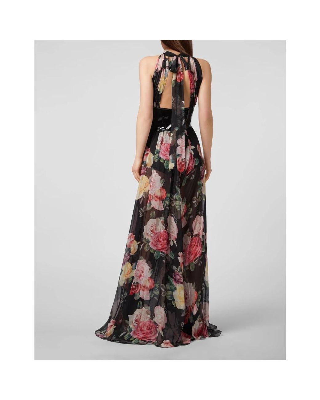 Maxi Dresses Philipp Plein de color Red