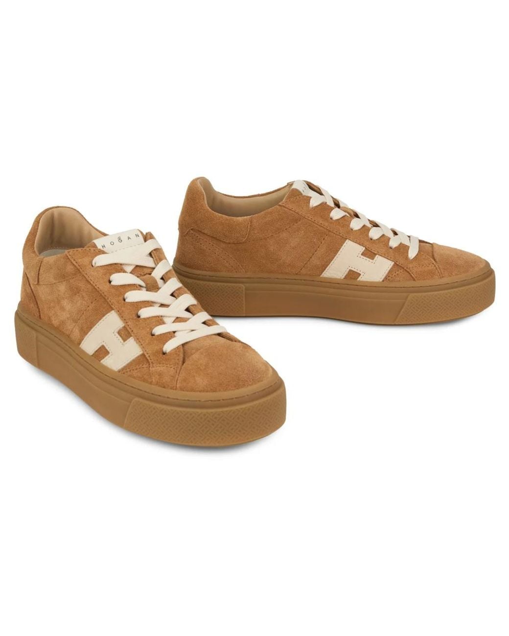 Hogan Brown Crosswind Sneakers