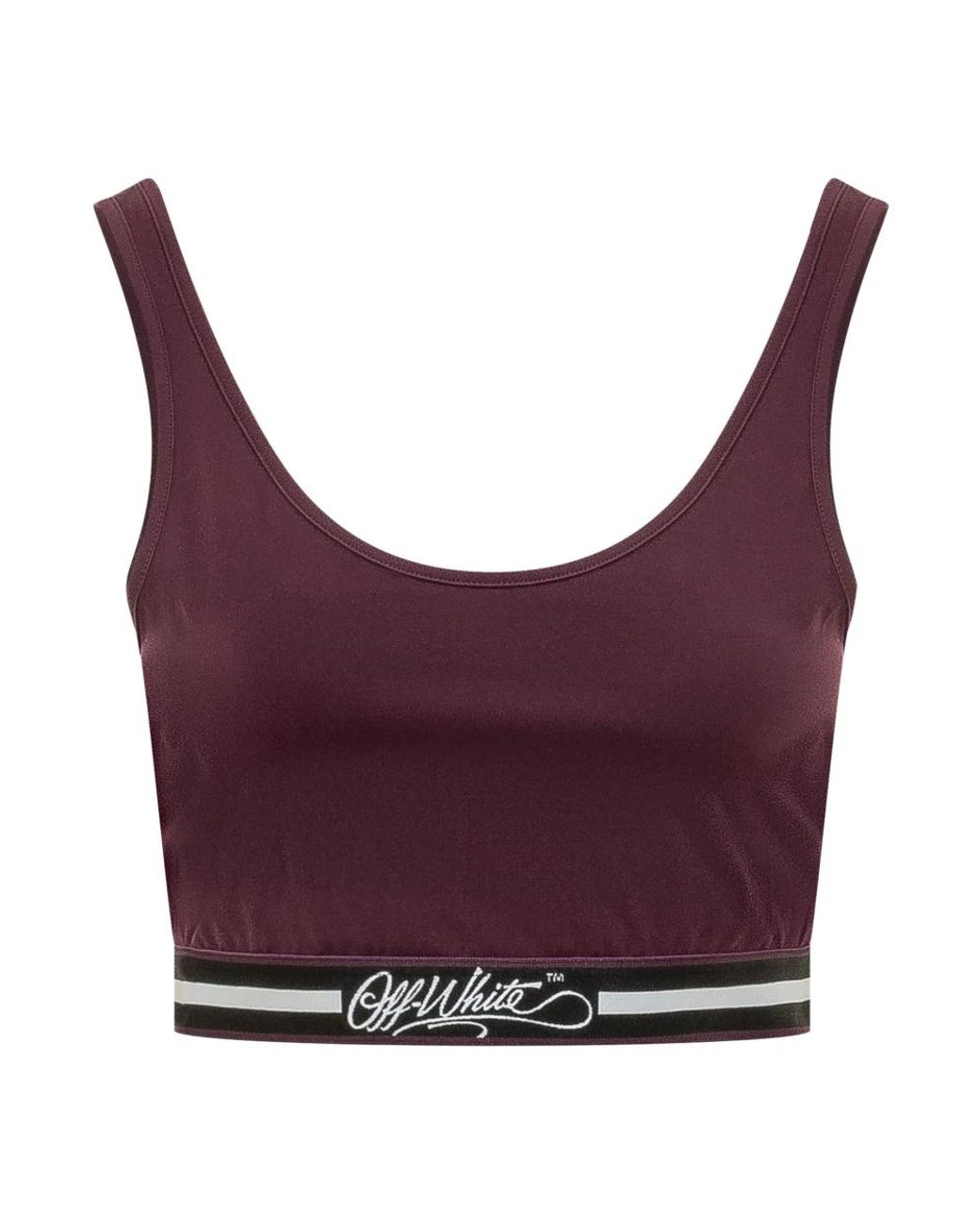 Off-White c/o Virgil Abloh Purple Sleeveless Tops