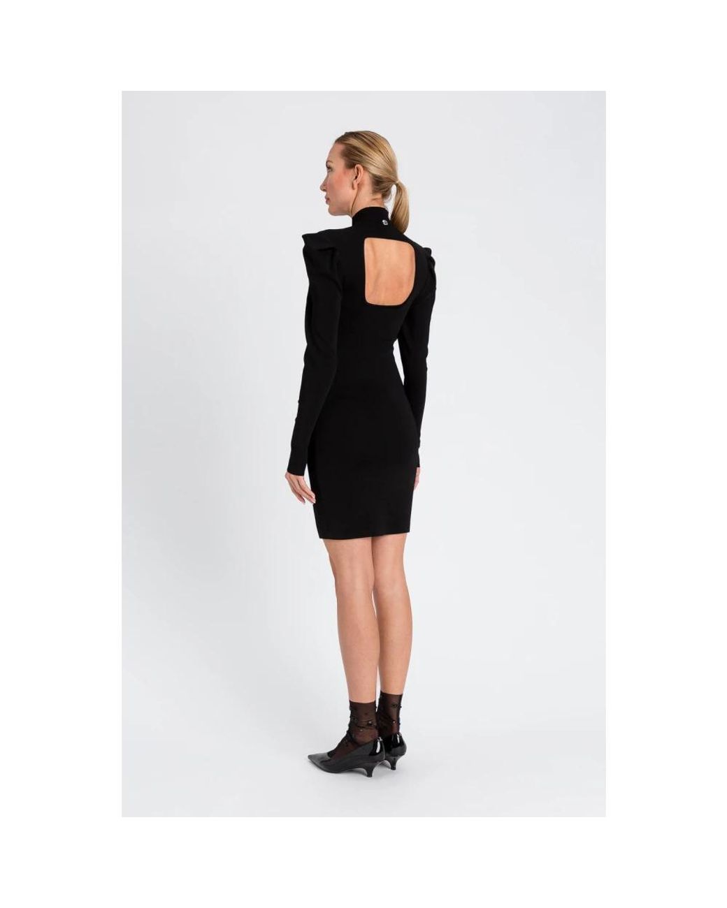 Twinset Black Short Dresses
