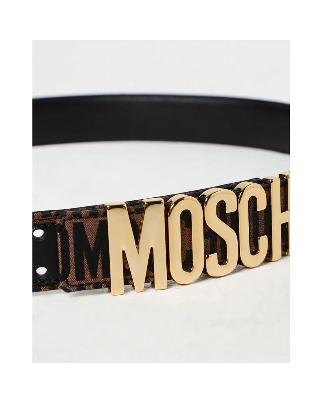 Moschino Black Belts for men