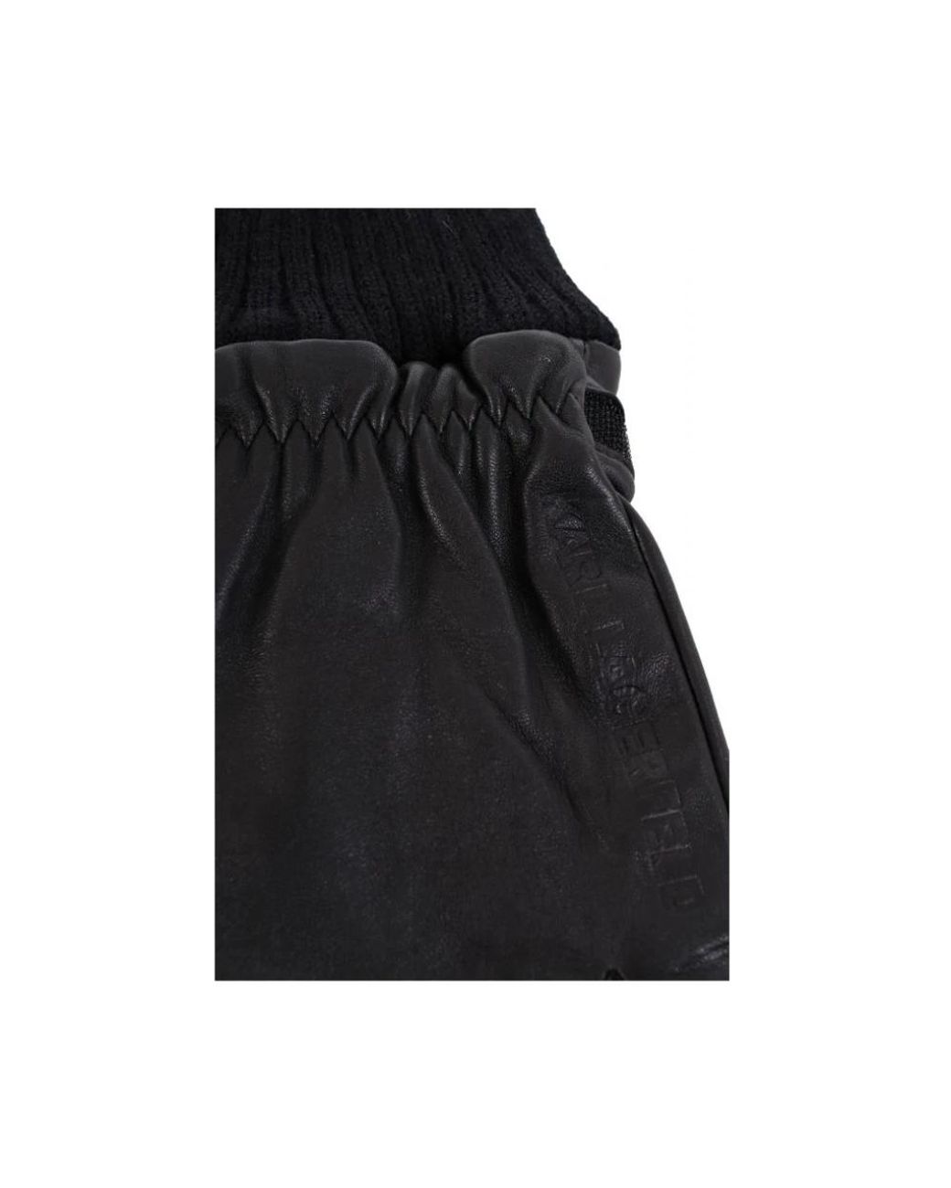 Karl Lagerfeld Black Gloves