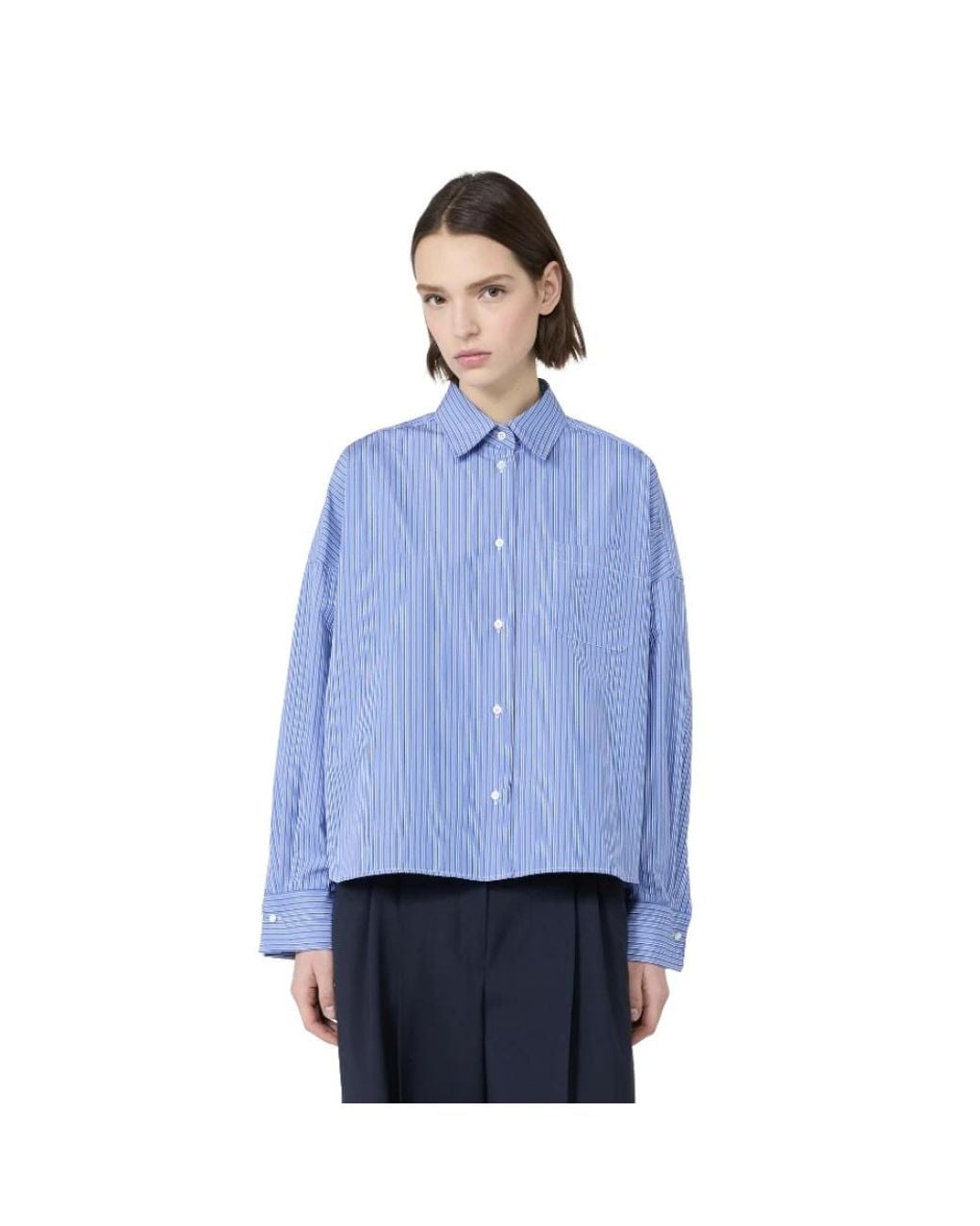 Weekend by Maxmara Blue Shirts