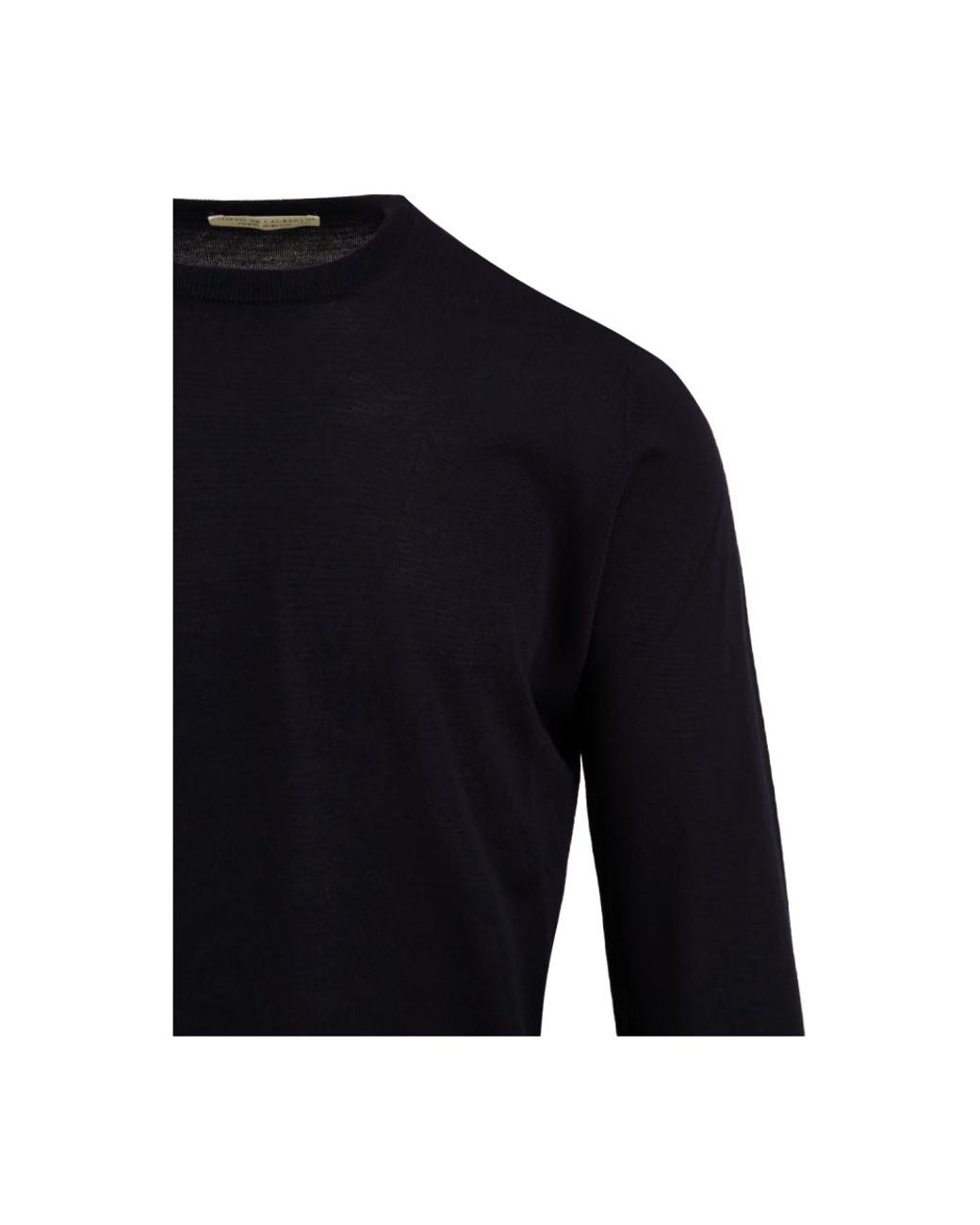 FILIPPO DE LAURENTIIS Blue Round-Neck Knitwear for men