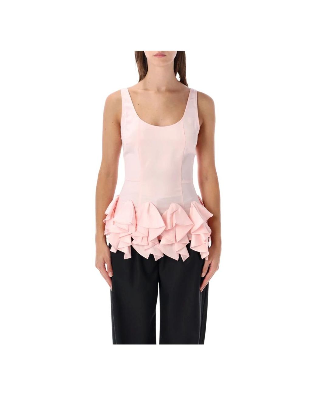 OperaSPORT Pink Sleeveless Tops