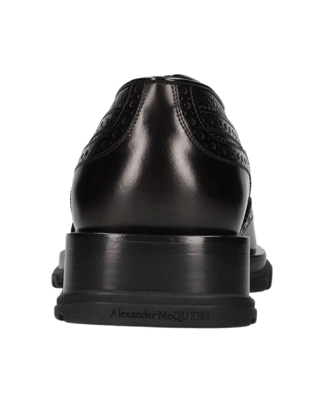 McQueen Black Dress Shoes for men