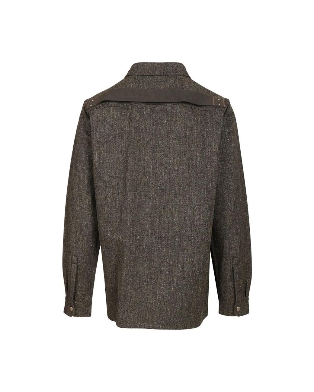 Rick Owens Gray Light Jackets for men