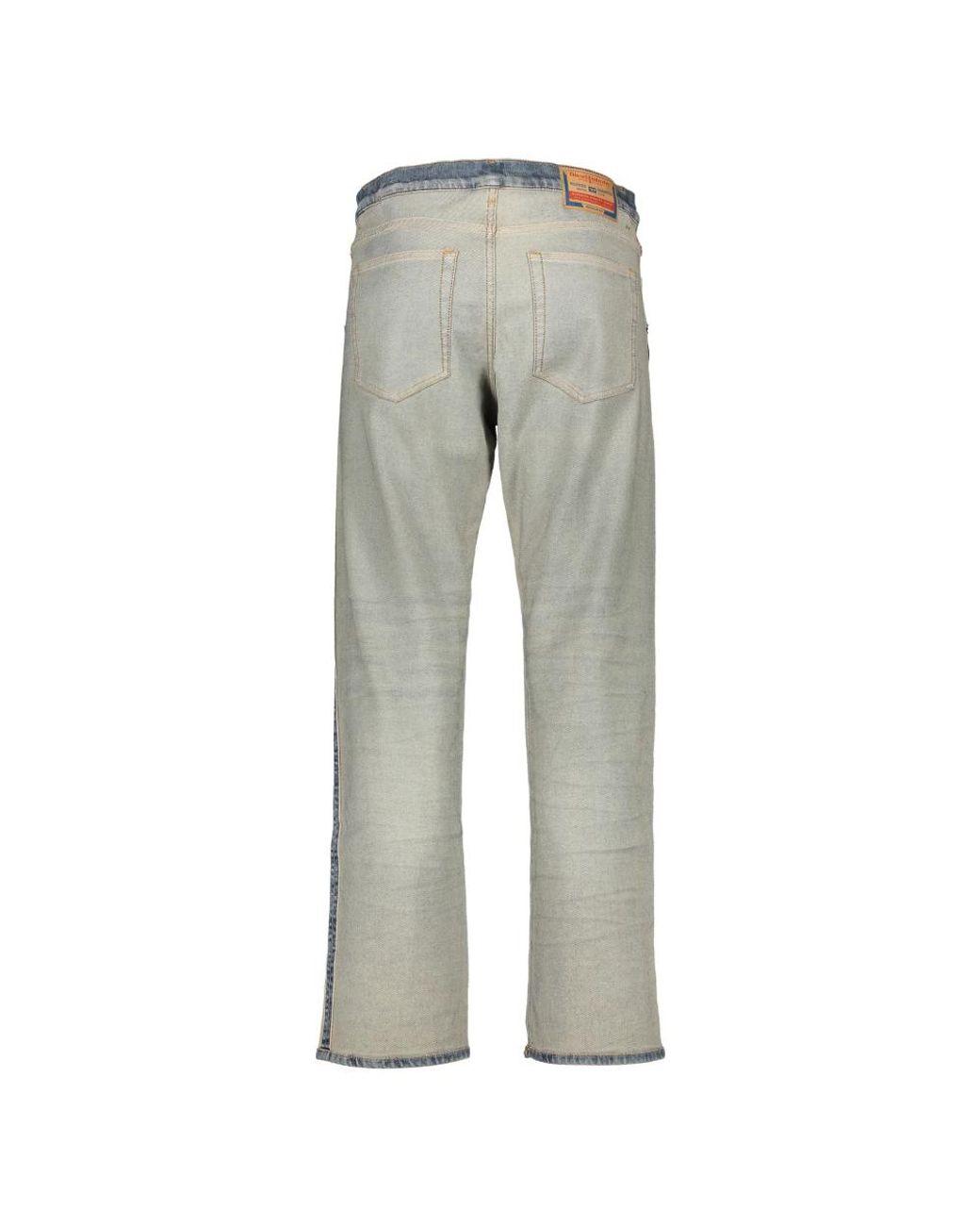 DIESEL Gray Straight Jeans for men