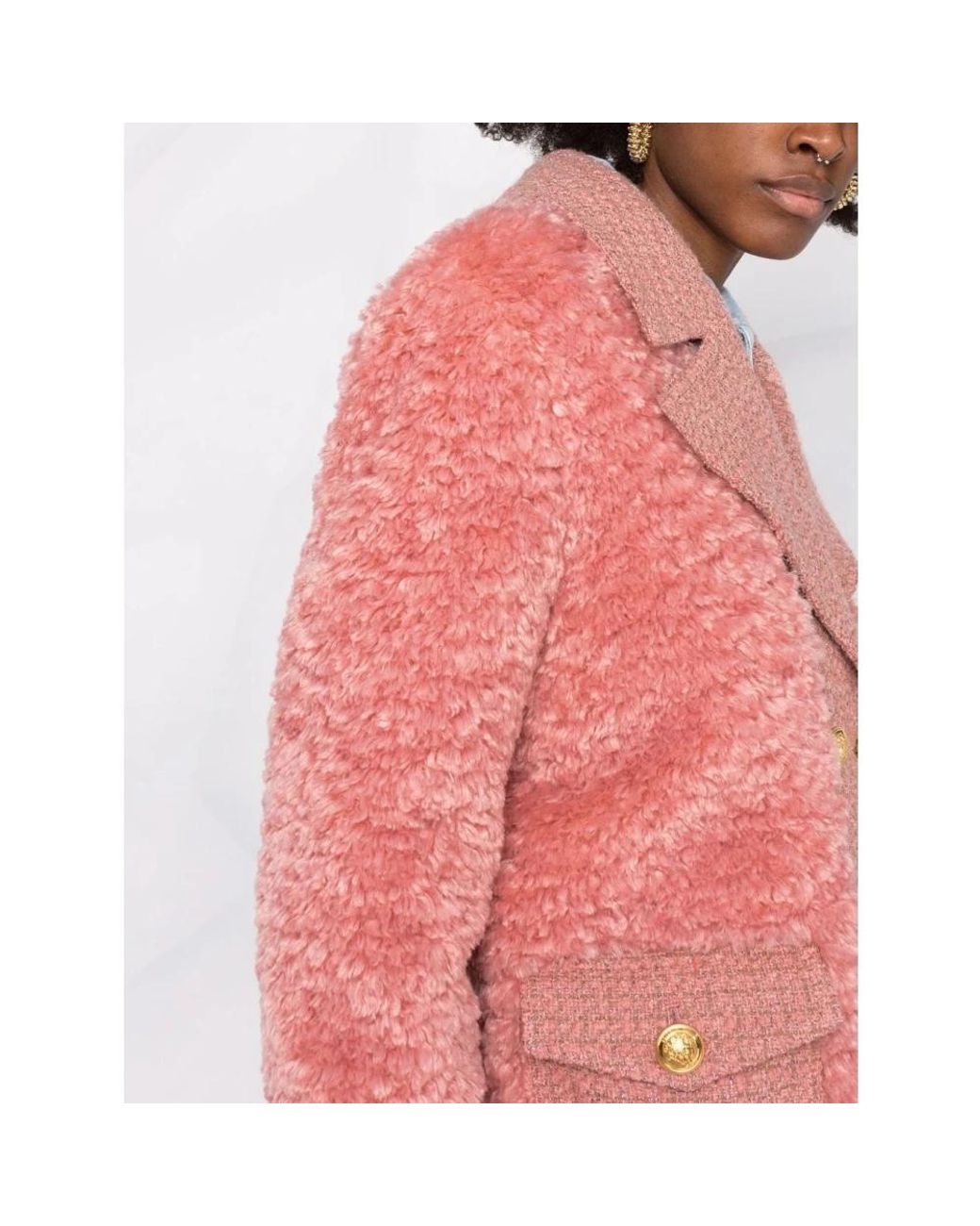 Boutique Moschino Pink Tweed Jackets