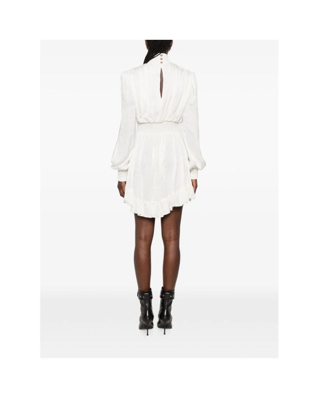 Versace Jeans Couture White Short Dresses