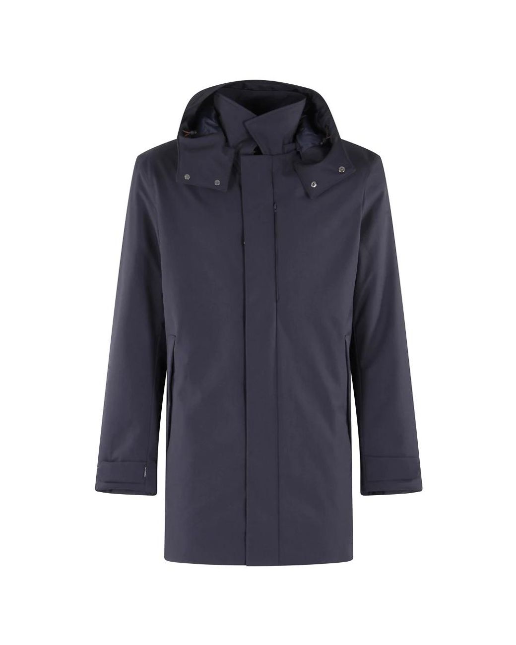 Save The Duck Jassen ,Zwart ,Wol Sid Coat in het Blue voor heren
