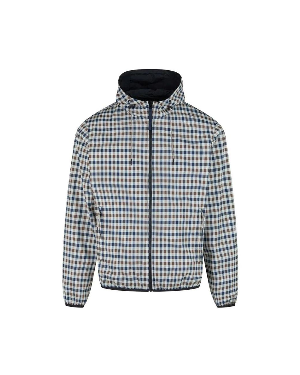 Aquascutum Blue Winter Jackets for men